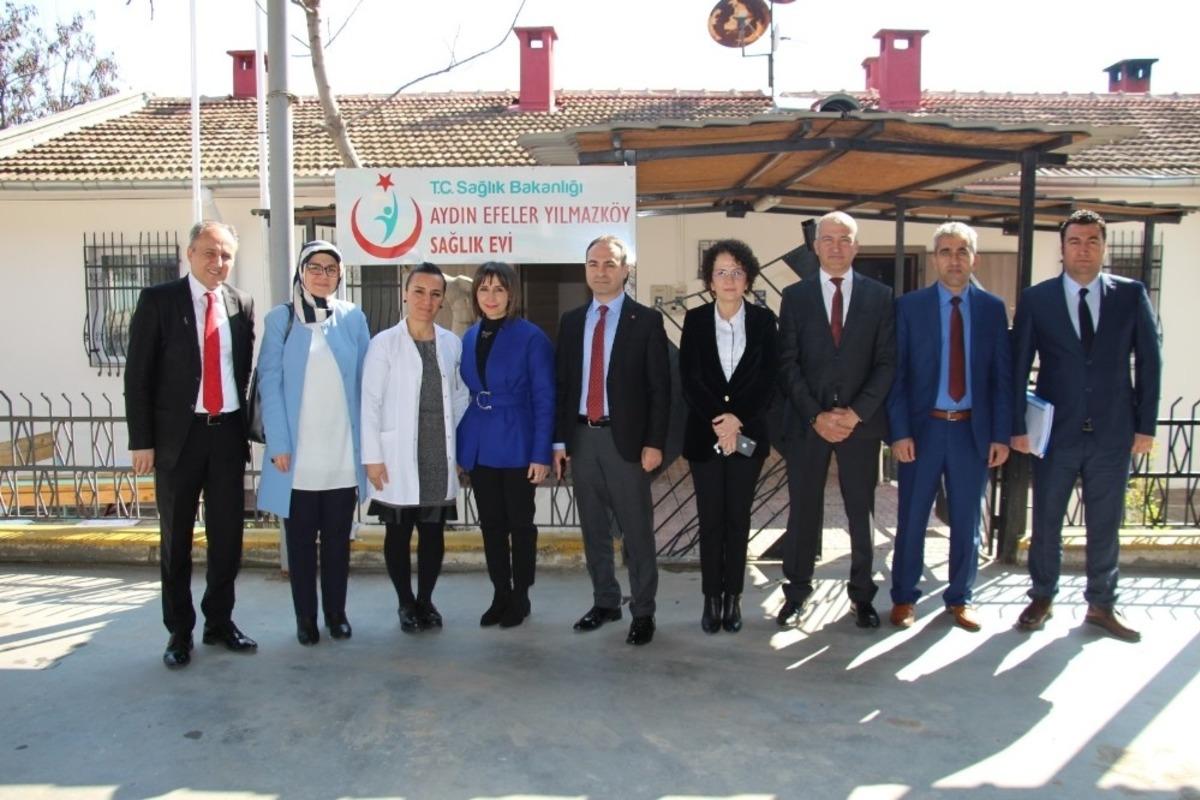 Bakanlıktan gelen heyet sağlık kuruluşlarına ziyaret ger&ccedil;ekleştirildi