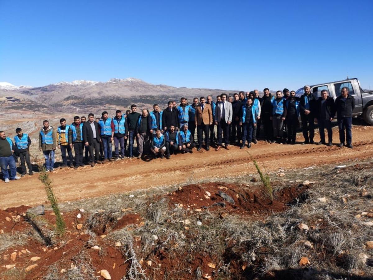 H&uuml;k&uuml;ml&uuml;ler fidanları toprakla buluşturdu