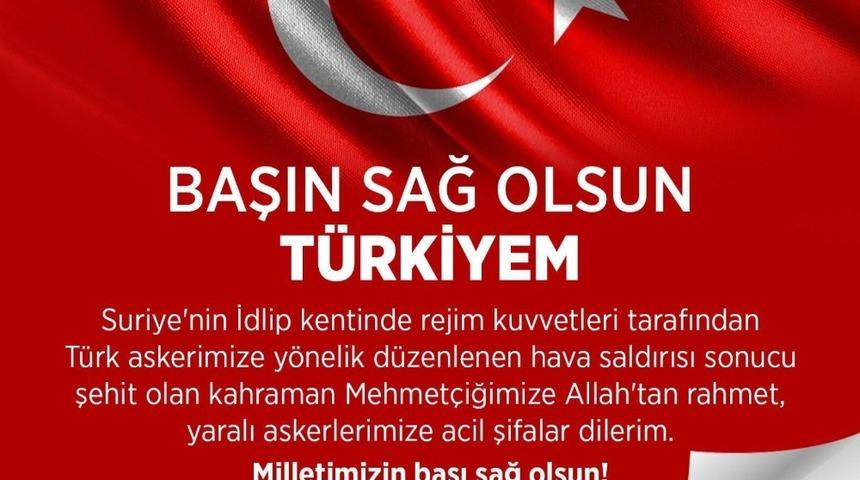 Başkan Palancıoğlu&rsquo;ndan başsağlığı mesajı