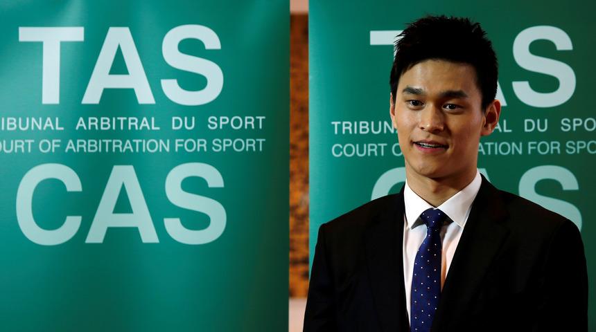 Olimpiyat şampiyonu yüzücü Sun Yang'a 8 yıl men cezası
