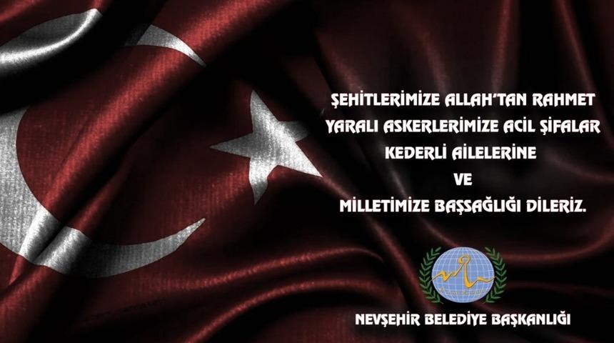 Belediye Başkanı Rasim Arı&rsquo;dan şehitler i&ccedil;in taziye mesajı