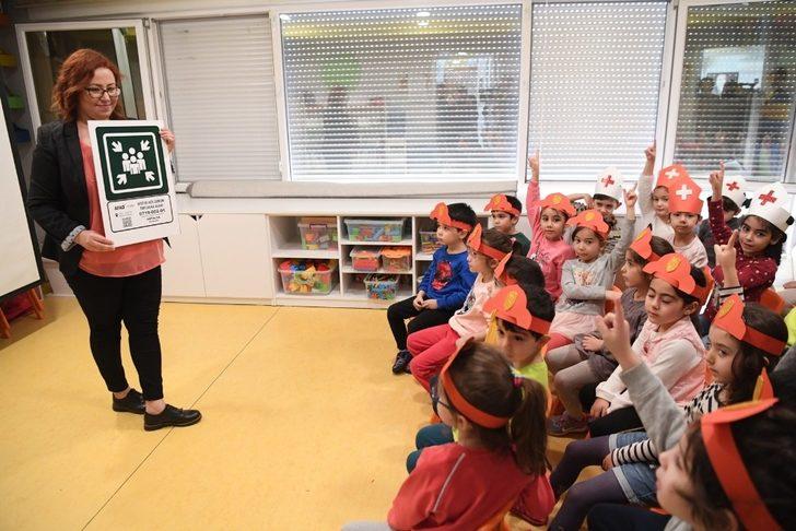 Konyaaltı Belediyesi Kreşlerinde sivil savunma eğitimi G1