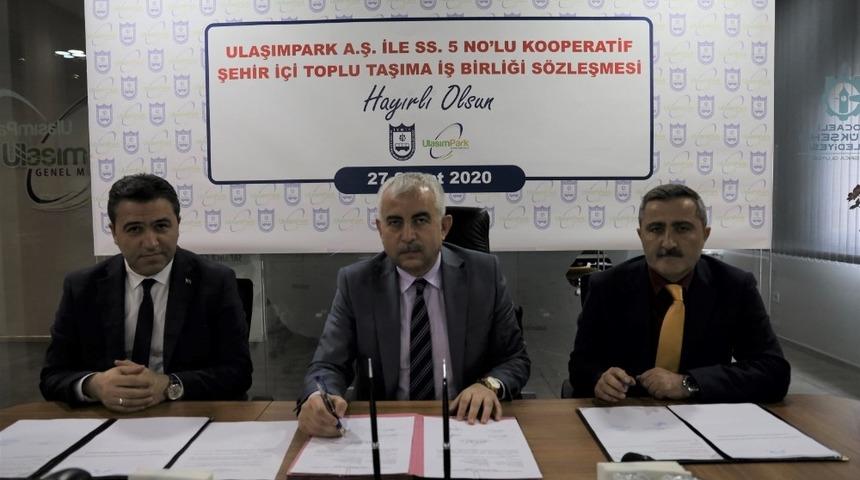 İzmit ulaşımı i&ccedil;in &lsquo;Ortak Havuz&rsquo; anlaşmasında imzalar atıldı