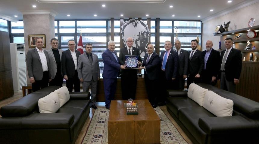 TURKSİD&rsquo;tan Başkan Kazım Kurt&rsquo;a ziyaret