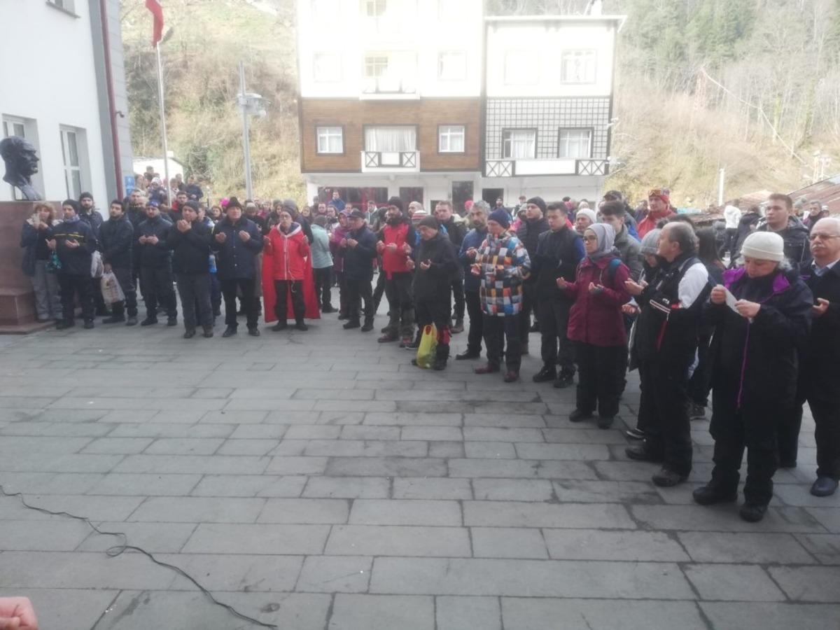 9. &Ccedil;ağrankaya kar y&uuml;r&uuml;y&uuml;ş&uuml; başladı
