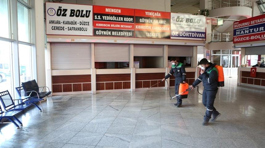 Bolu Belediyesi, Corona virüse karşı tedbirleri arttırdı