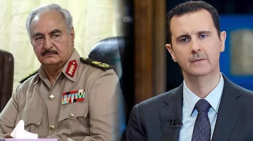 Darbeci Hafter heyetinden Esed rejimine &uuml;st d&uuml;zey ziyaret