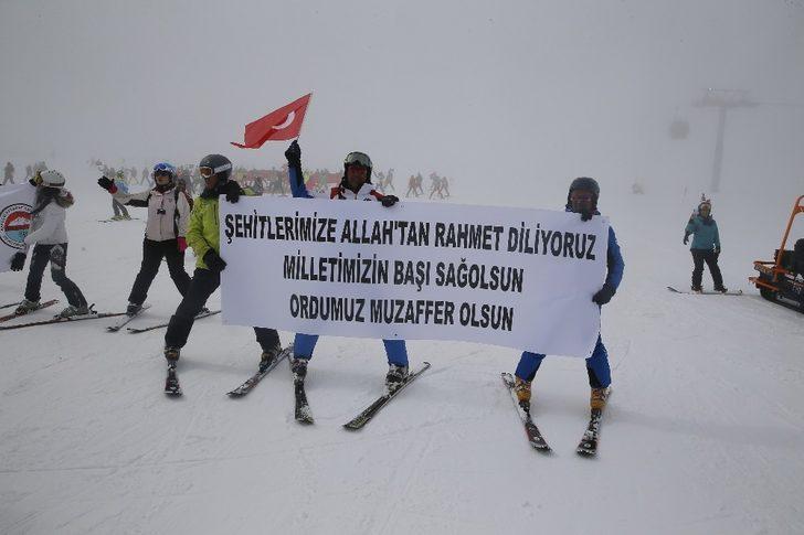 130 kayakçı şehitler için tek ses tek yürek oldu G3