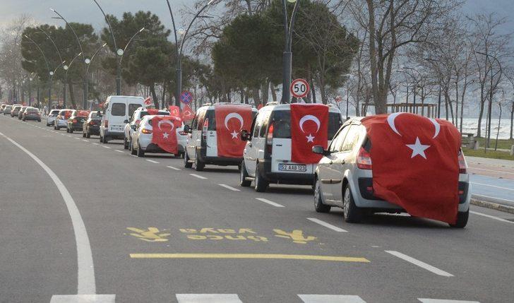 Şehitler için saygı konvoyu G1