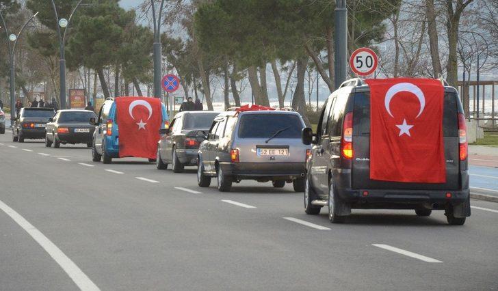 Şehitler için saygı konvoyu G2