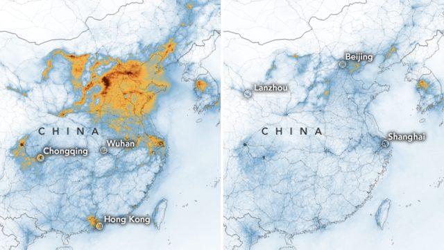 Koronavirüs atmosferi temizledi! NASA'dan çarpıcı grafik