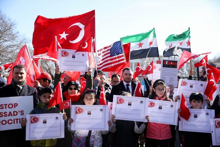 Beyaz Saray önünde Türkiye'ye destek gösterisi G2