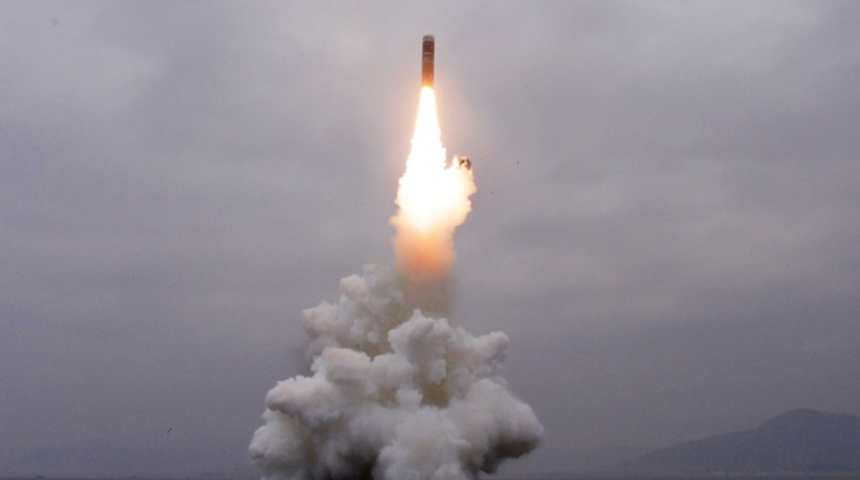 G&ouml;zleri yine &uuml;zerine topladı! Kuzey Kore'den yeni f&uuml;ze denemesi