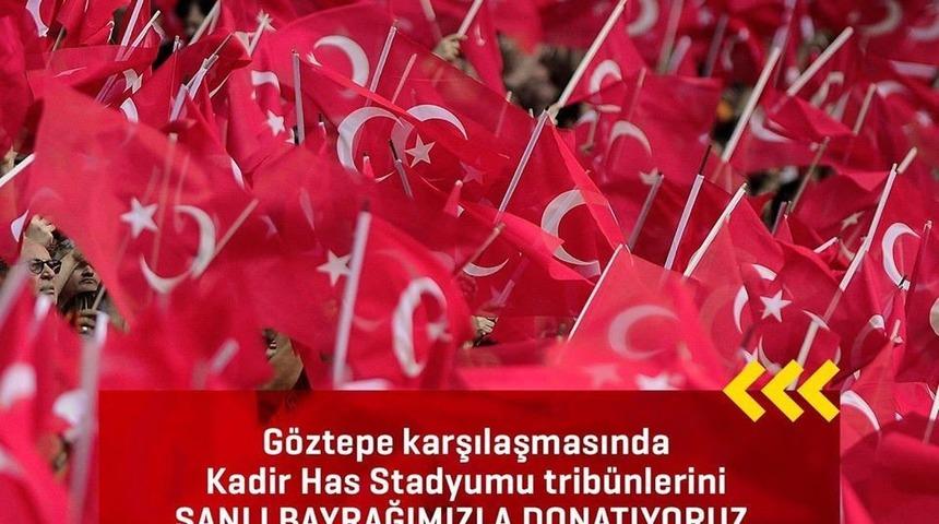 Kadir Has’ta Türk bayrağı dağıtılacak