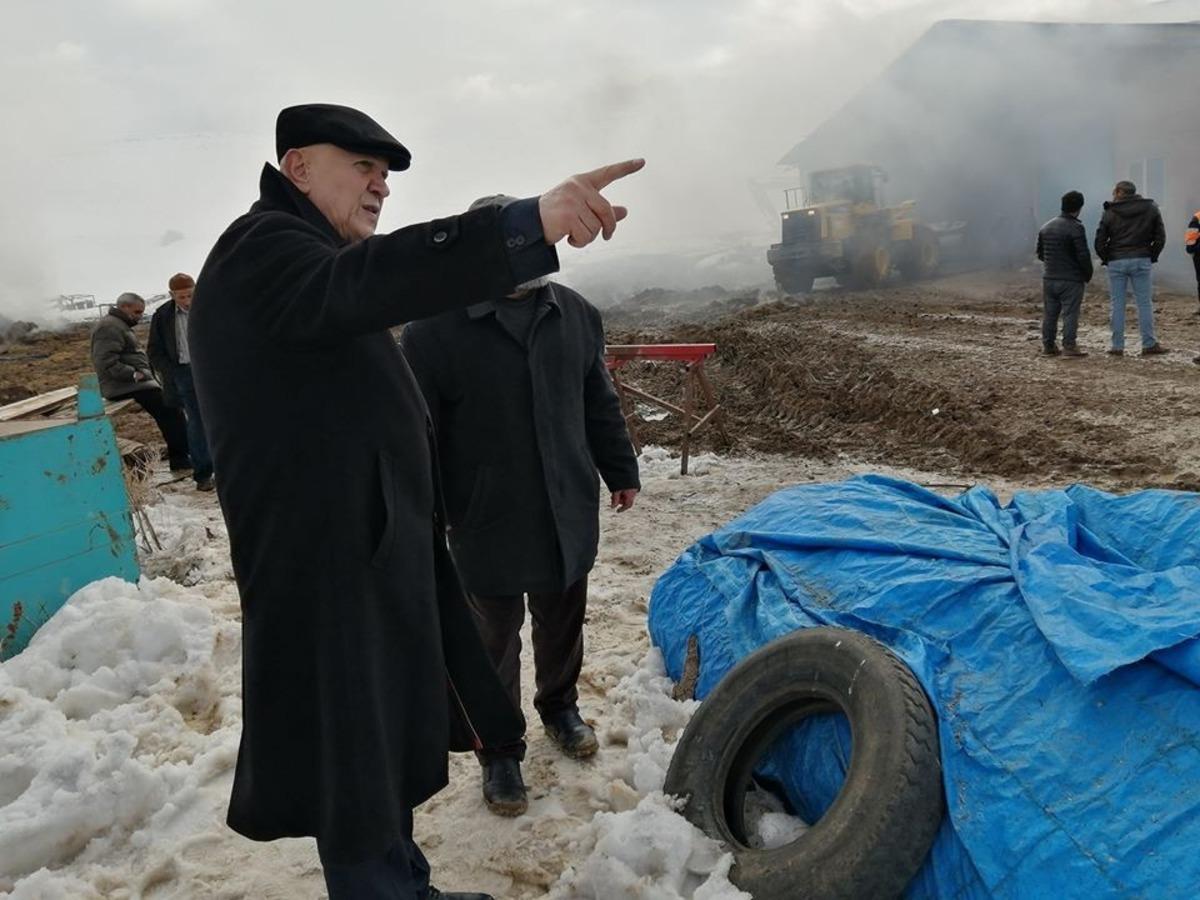 Kavacık K&ouml;y&uuml;nde samanlık yandı