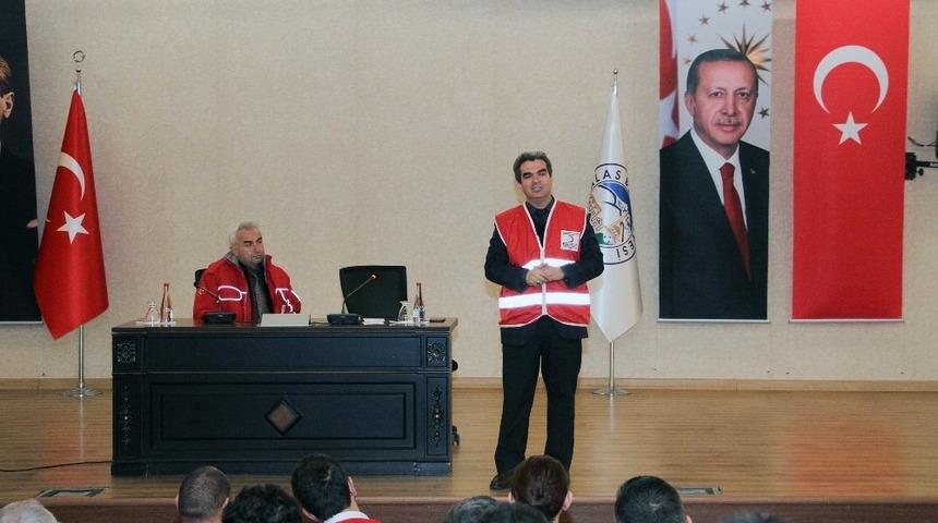 Talas personeline ilk yardım eğitimi