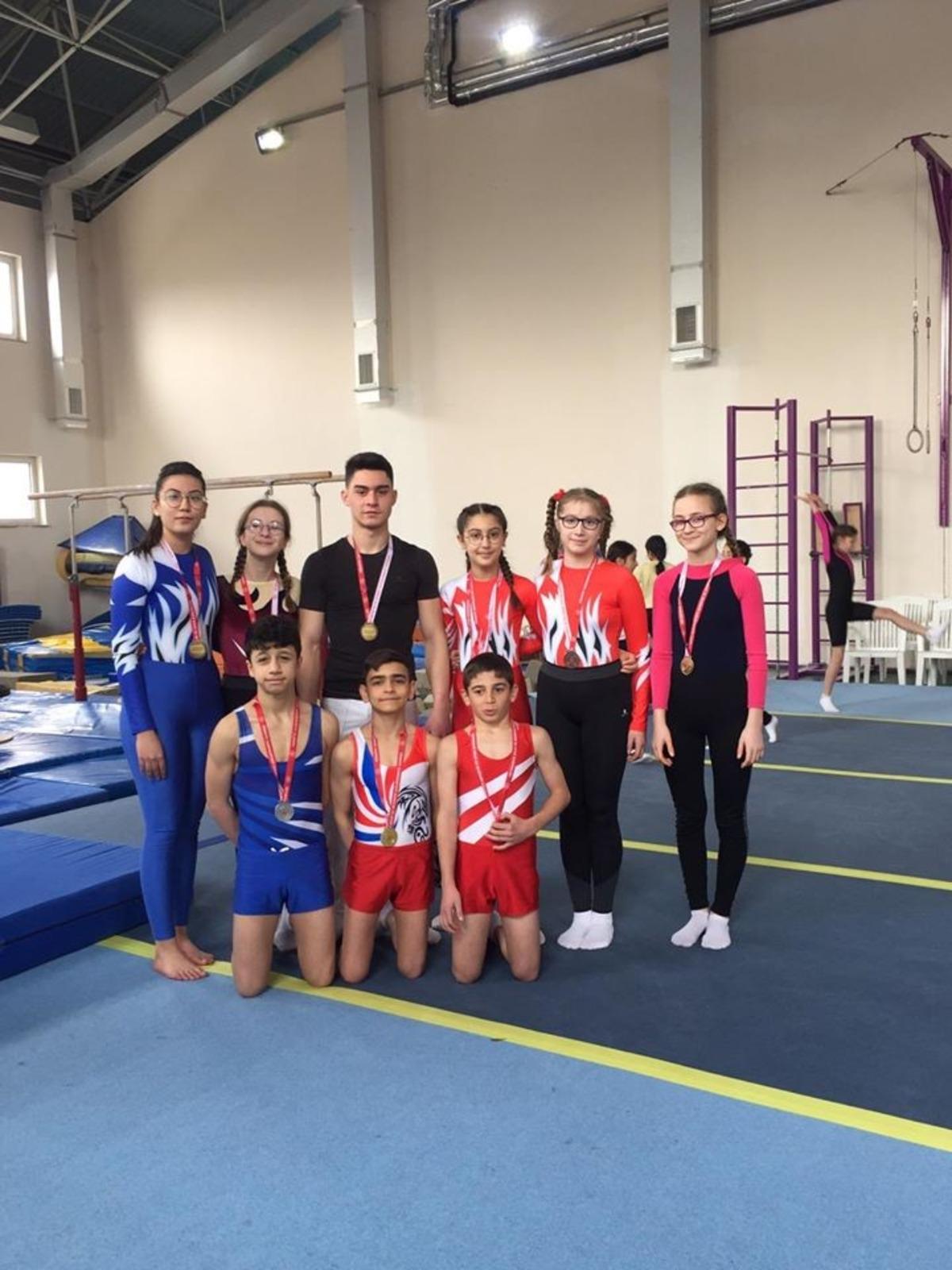 Artistik Cimnastik İl Birinciliği M&uuml;sabakaları Tamamlandı