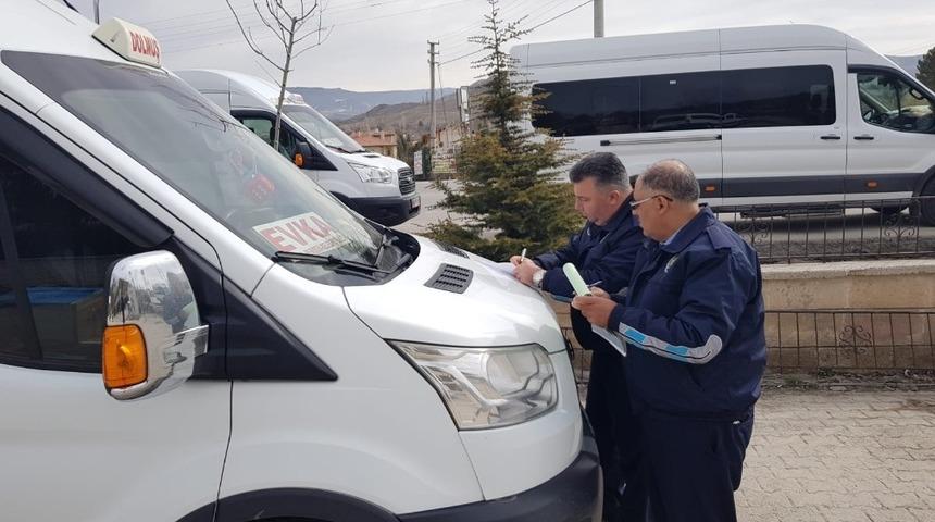 &Uuml;rg&uuml;p&rsquo;te şehir i&ccedil;i dolmuşlar Zabıta tarafından denetlendi