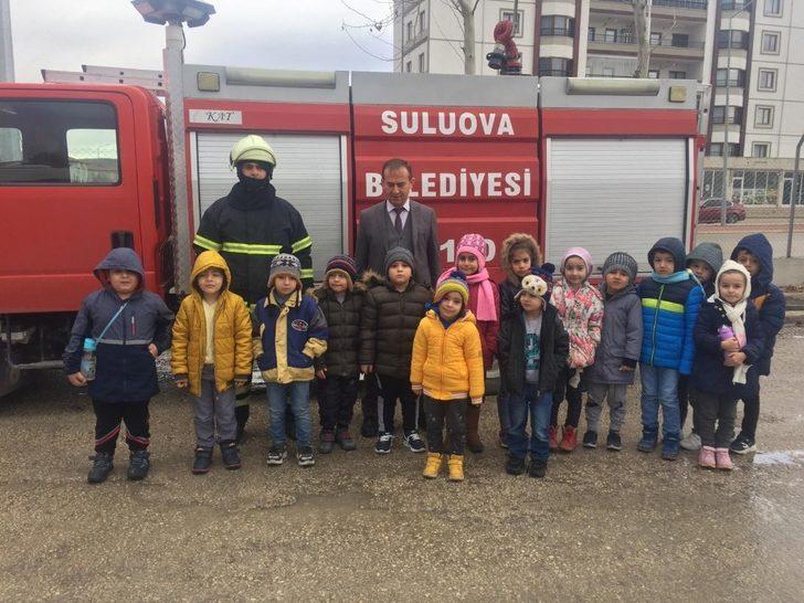 Öğrencilerden yangın tatbikatı G2
