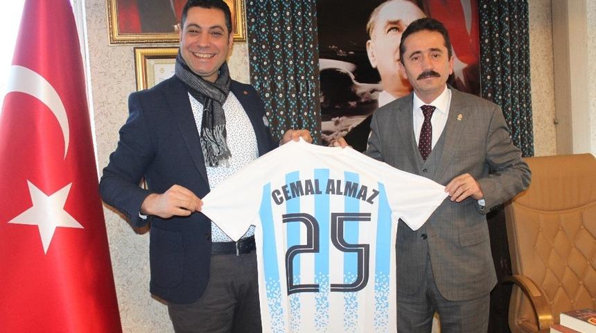 UYAFA Koordinatörü Güney’den Almaz’a ziyaret