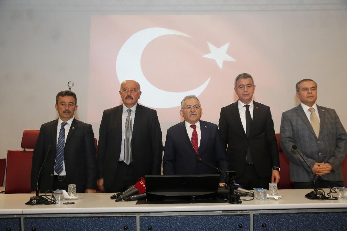Kayseri B&uuml;y&uuml;kşehir Belediyesi&rsquo;nden ortak İdlib bildirisi