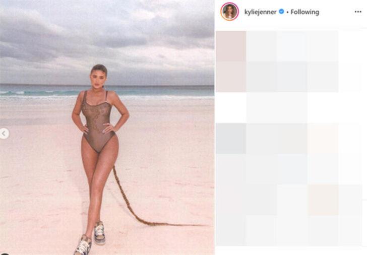 Kylie Jenner'ın kuyruğu olay oldu G4