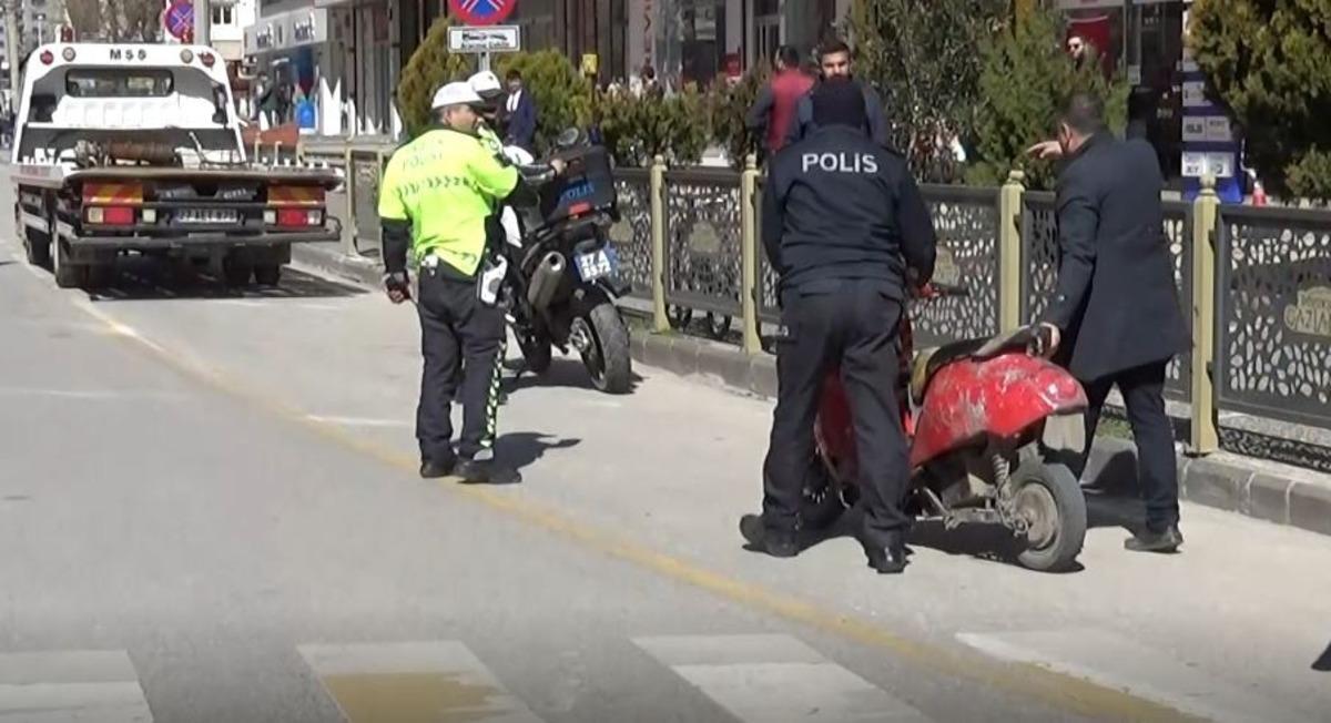 Ş&uuml;pheli motosiklet paniğe neden oldu