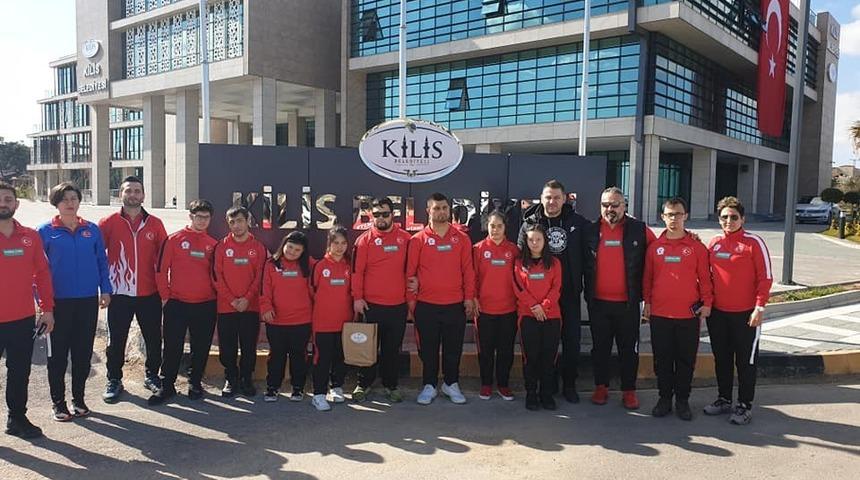 Down Sendromlu milli sporcular Kilis&rsquo;te