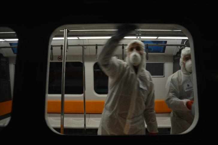 Metroda koronavirüse karşı nano teknoloji ile dezenfekte G3