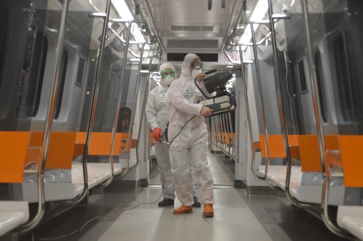 Metroda koronavirüse karşı nano teknoloji ile dezenfekte G4