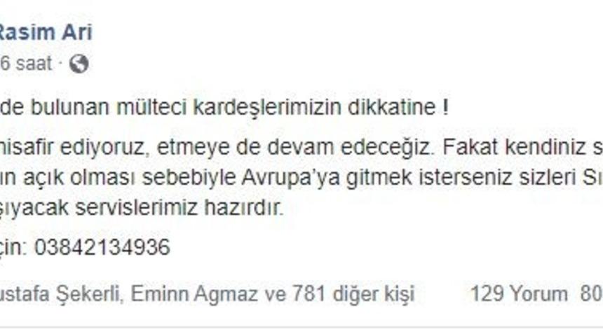 Nevşehir&rsquo;den Avrupa&rsquo;ya gitmek isteyen m&uuml;ltecilere &uuml;cretsiz servis