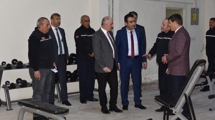 Vali Meral, itfaiyeyi ziyaret etti