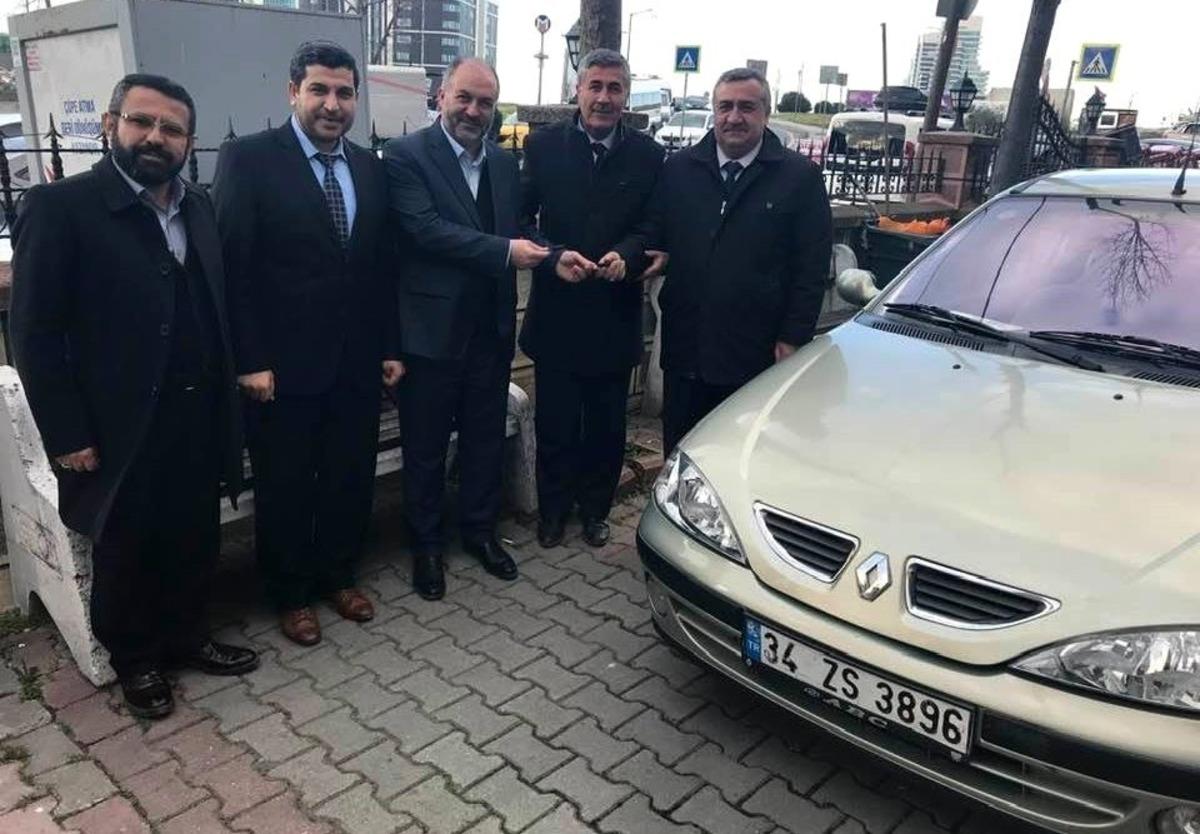 Kağıthane M&uuml;ft&uuml;l&uuml;ğ&uuml;nden Sultanhanı M&uuml;ft&uuml;l&uuml;ğ&uuml;ne otomobil hibe edildi