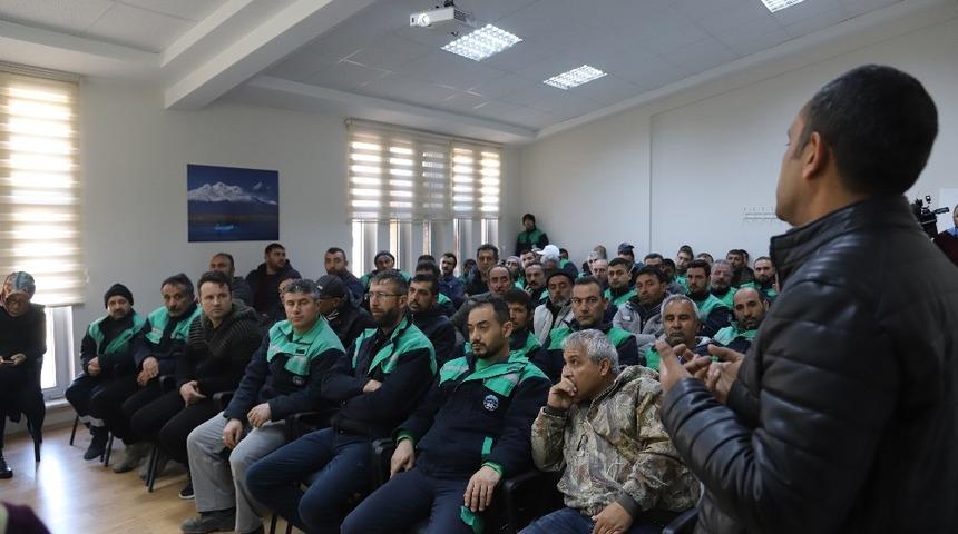 &Ccedil;evre i&ccedil;in eğitim semineri