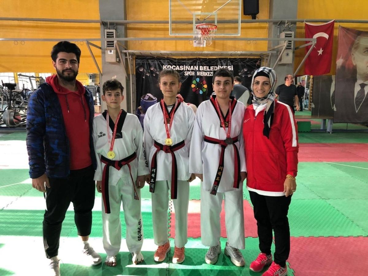 Melikgazi Taekwondosunun yıldızı parlıyor