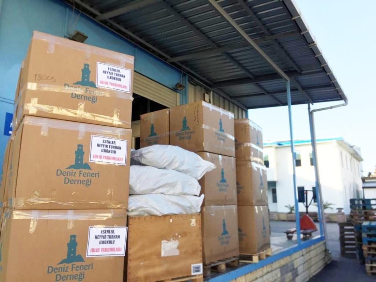 İdlib Esenler k&ouml;y&uuml;ne &ouml;ğrenci desteği