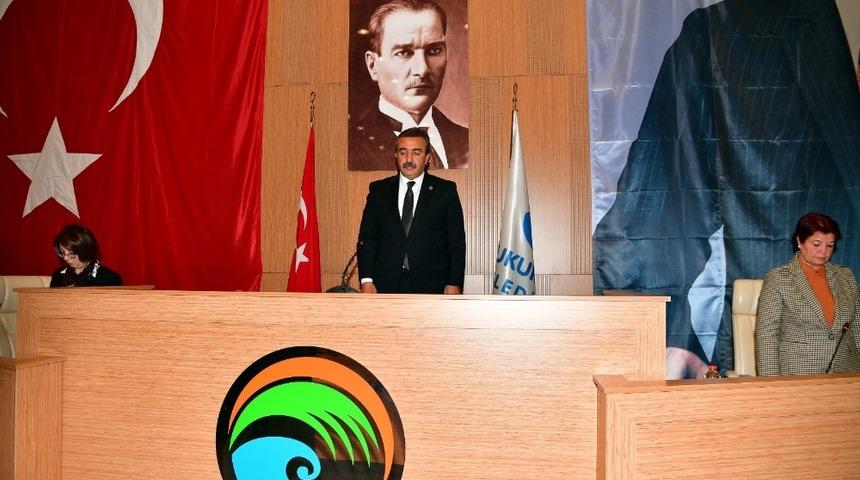 &Ccedil;ukurova Belediye Meclisinden İdlib şehitlerine saygı