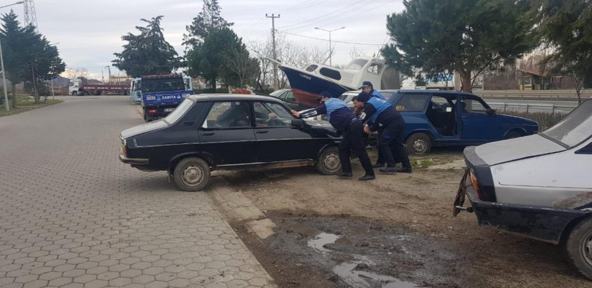 Ordu&rsquo;da terk edilen ara&ccedil;lar toplanıyor