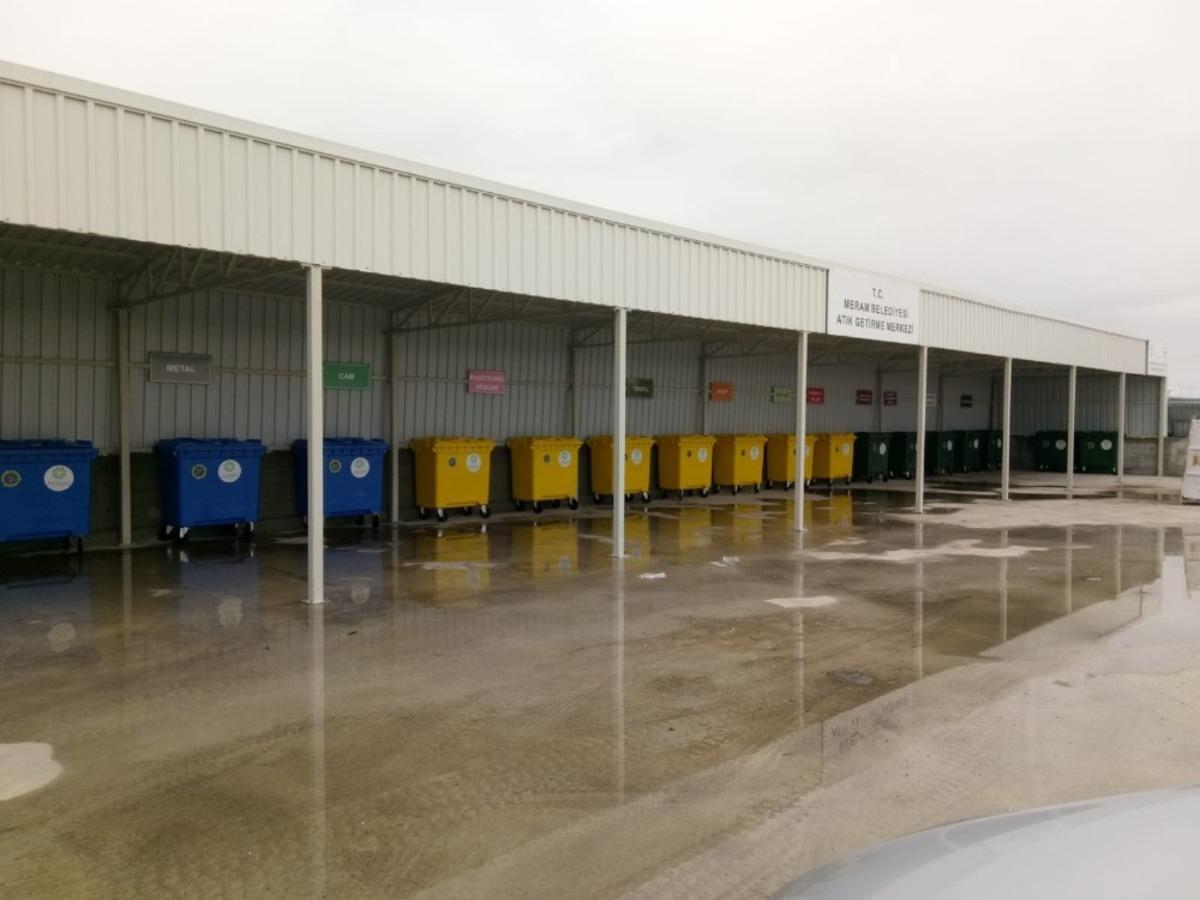 Meram&rsquo;a 1. sınıf atık getirme merkezi kuruldu