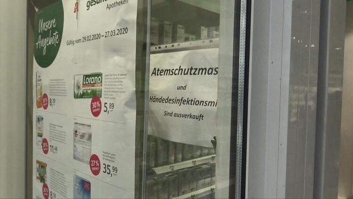 Koronavirüs paniği Almanya'yı da etkisi altına aldı! Market rafları hızla boşaldı G3