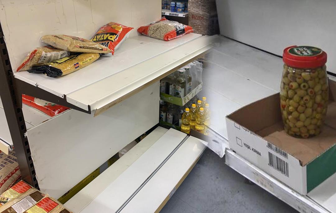 Koronavir&uuml;s paniği Almanya'yı da etkisi altına aldı! Market rafları hızla boşaldı