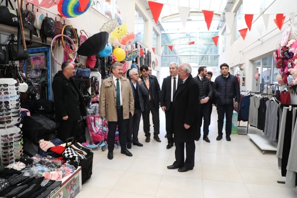 Başkan Palancıoğlu İldem &Ccedil;arşı esnafıyla buluştu