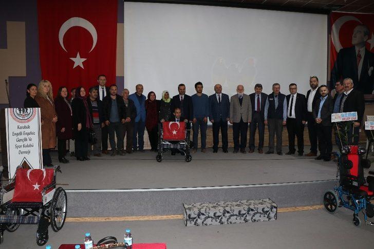 Tekerlekli sandalyeler ihtiyaç sahiplerine teslim edildi G1