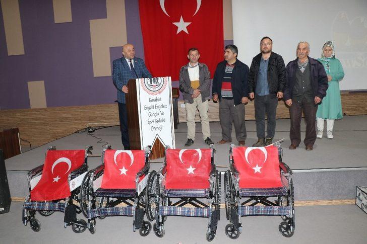 Tekerlekli sandalyeler ihtiyaç sahiplerine teslim edildi G5