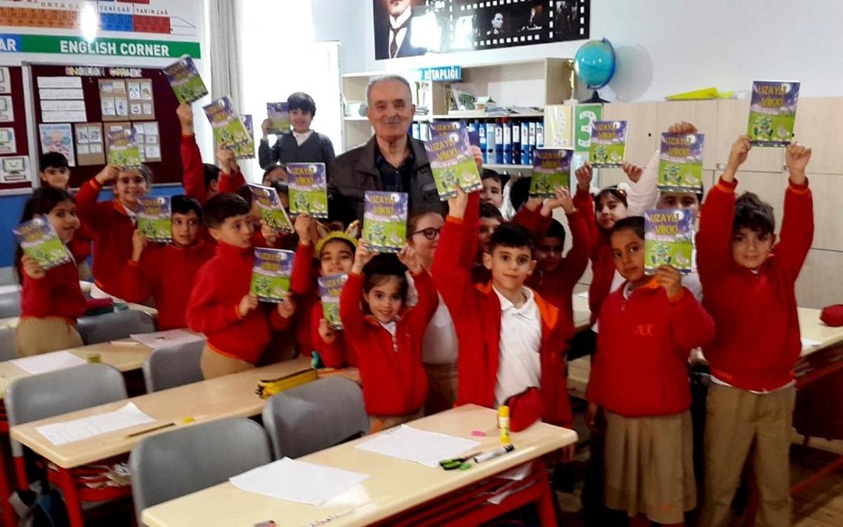 &Ccedil;ocuk kitapları yazarı Ali Ellikci, &Ccedil;eşmeli &ccedil;ocuklarla buluştu