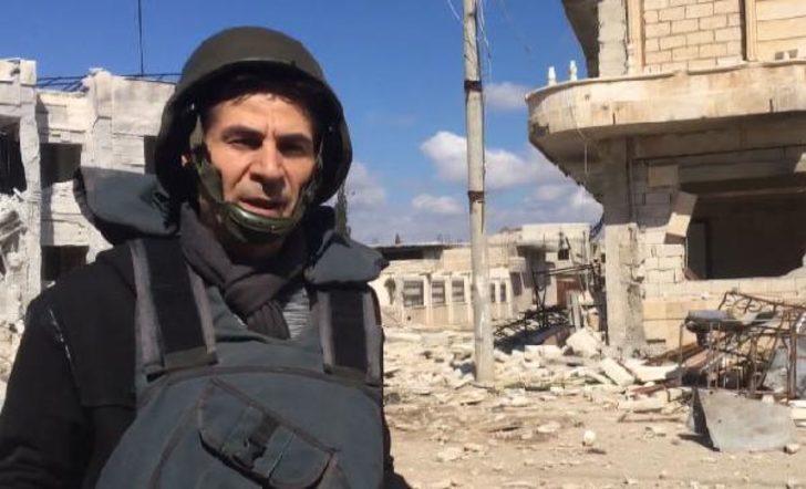 DHA ekibinin zor anları! Çekim sırasında bombardıman başladı G2