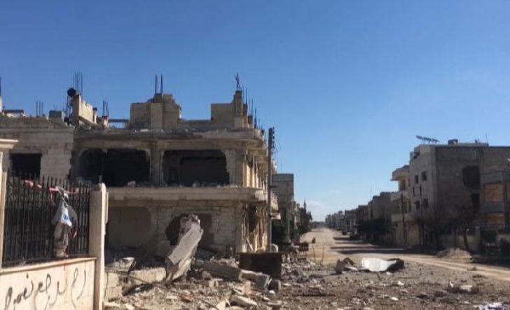 DHA ekibinin zor anları! Çekim sırasında bombardıman başladı G4