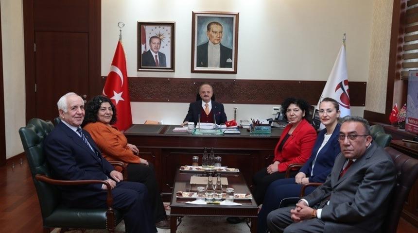 Vali &Ccedil;akacak Ziraat M&uuml;hendisleri Odası Eskişehir Şubesini kabul etti