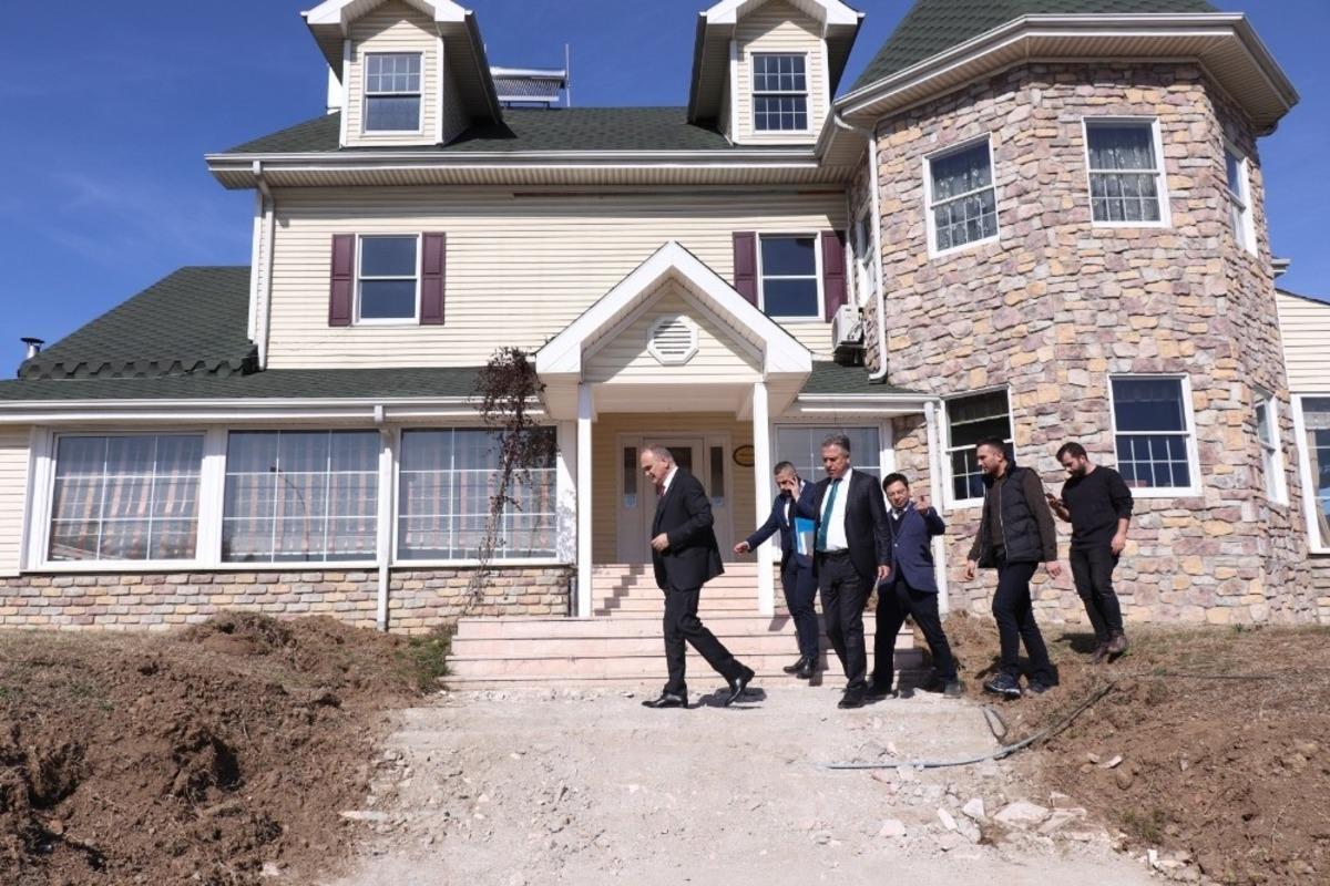 D&uuml;zce manzaralı sosyal tesis &ccedil;alışmaları s&uuml;r&uuml;yor