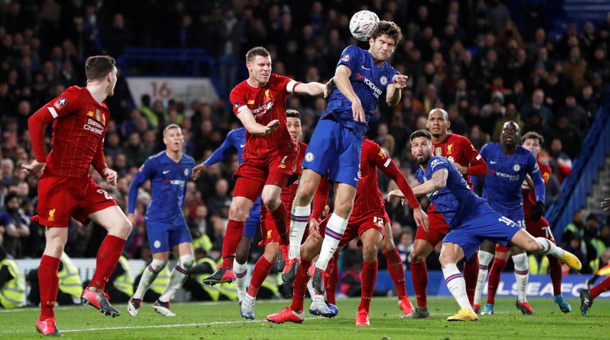 Chelsea 2-0 Liverpool (Maç Sonucu) Chelsea, İngiltere Federasyon Kupası'nda çeyrek finalde